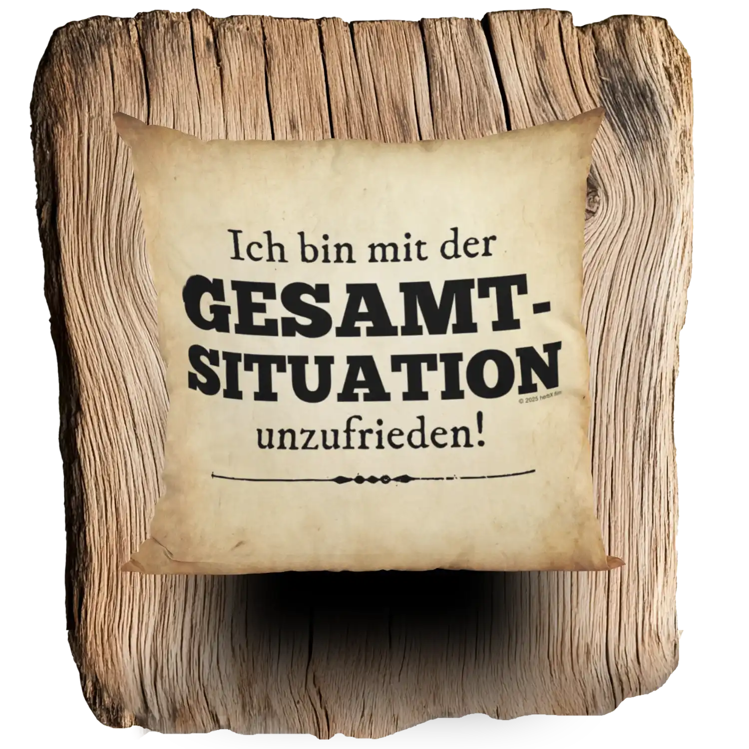 Meckerhansi Kissen - Das Kanu des Manitu