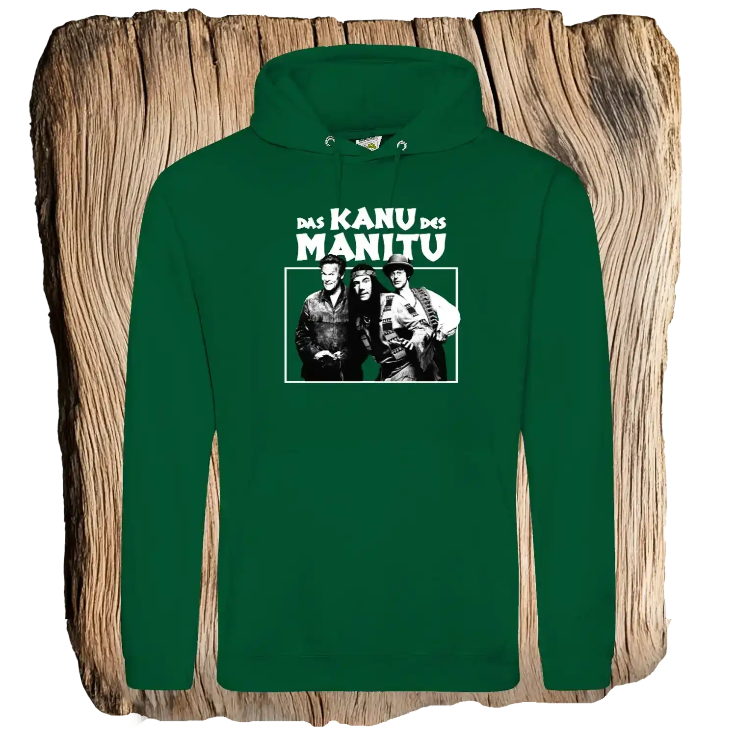 DKDM Kontrast Unisex Hoodie - Das Kanu des Manitu