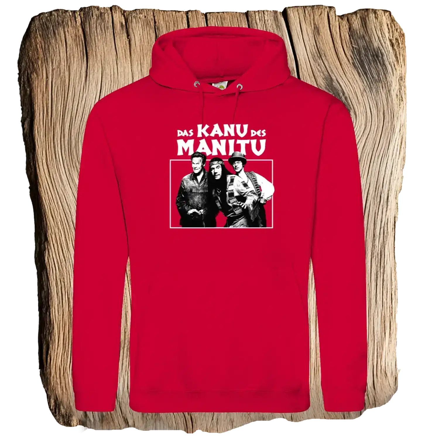 DKDM Kontrast Unisex Hoodie - Das Kanu des Manitu