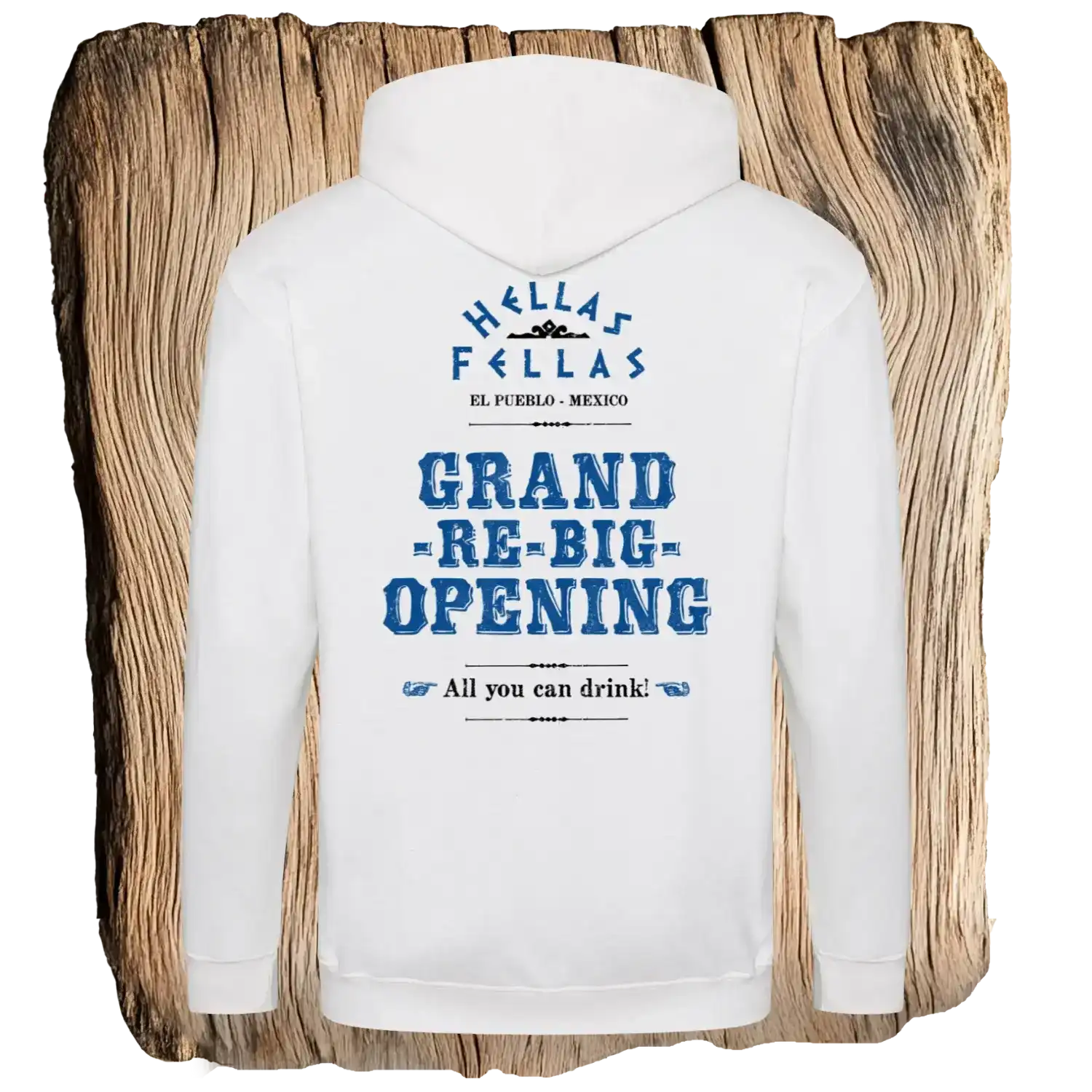 Hellas Fellas Flyer Unisex Zip Hoodie - Das Kanu des Manitu