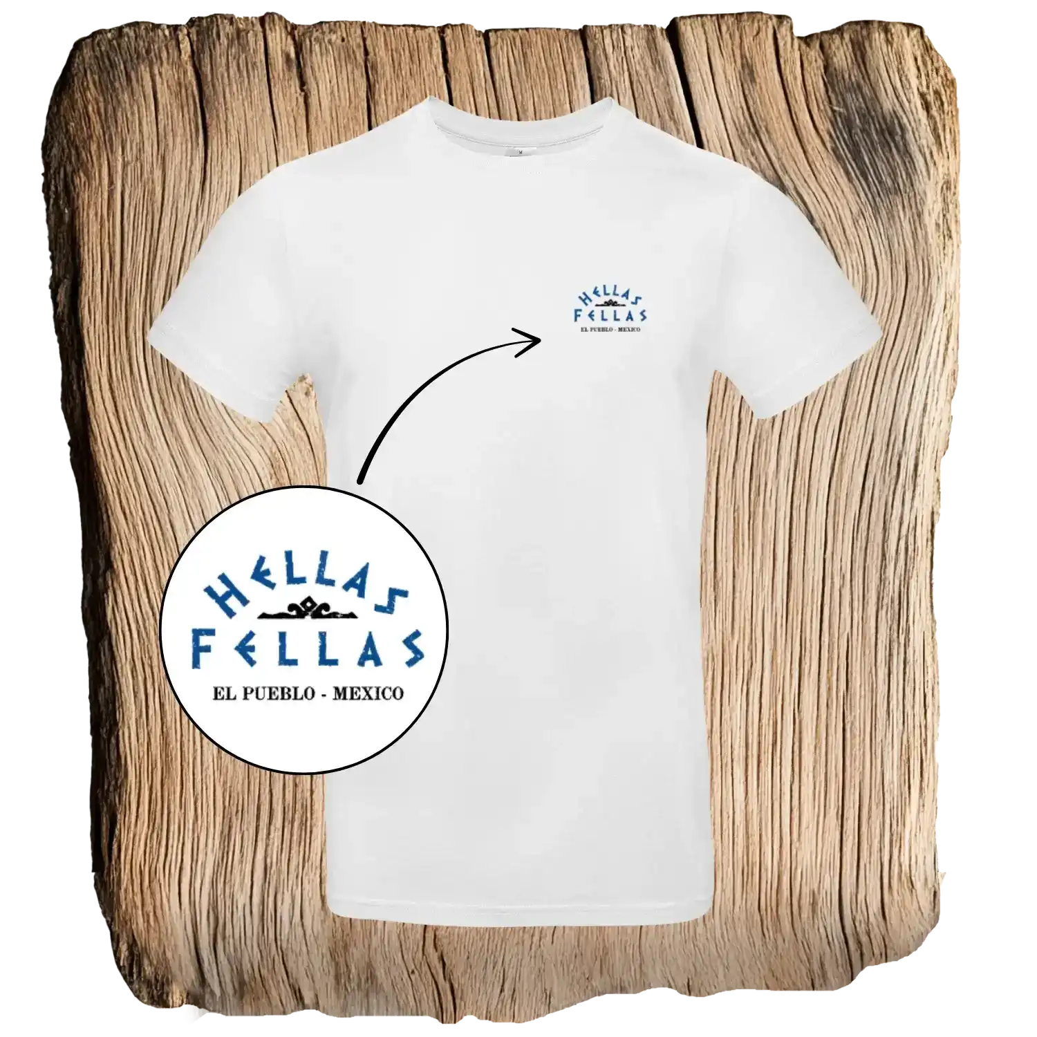 Hellas Fellas Flyer Unisex T-Shirt - Das Kanu des Manitu