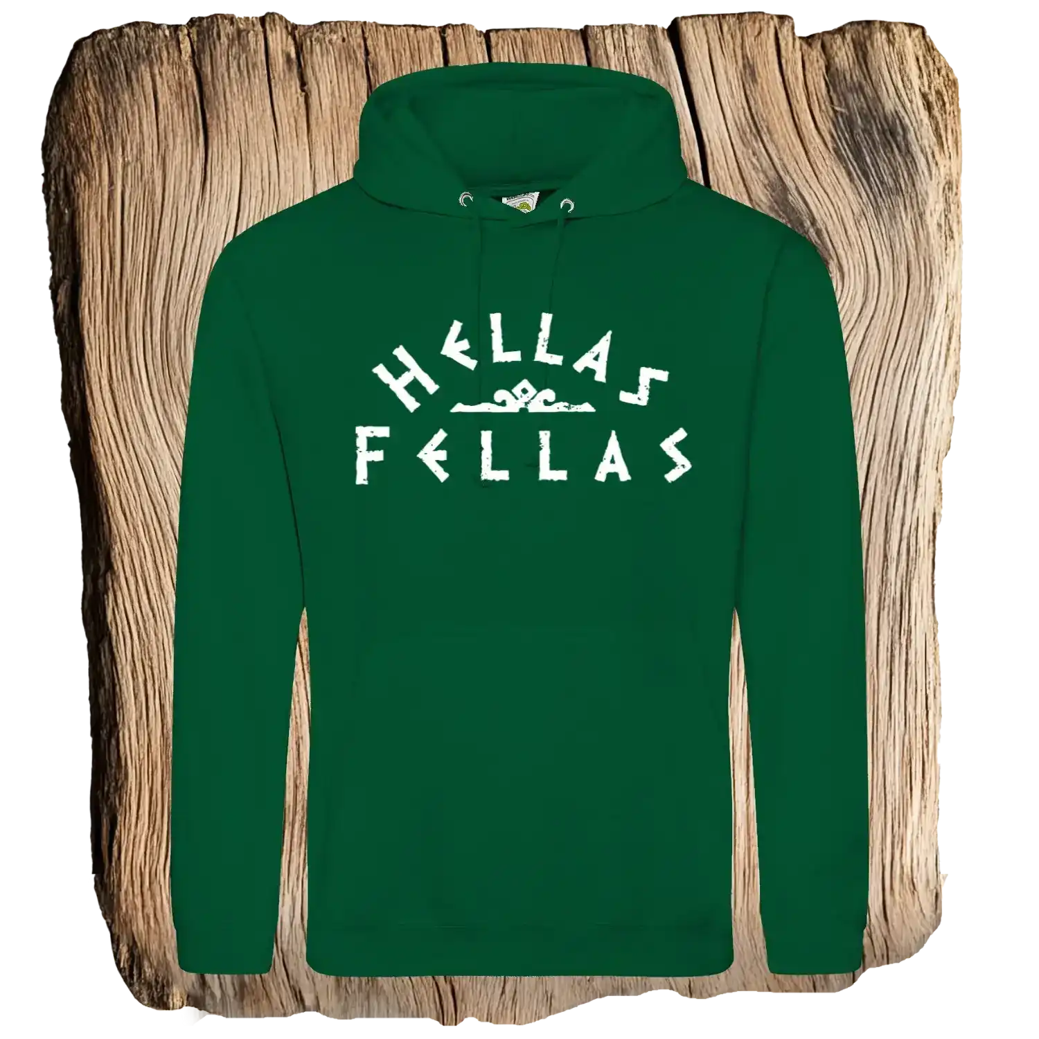 Hellas Fellas Greek Unisex Hoodie - Das Kanu des Manitu