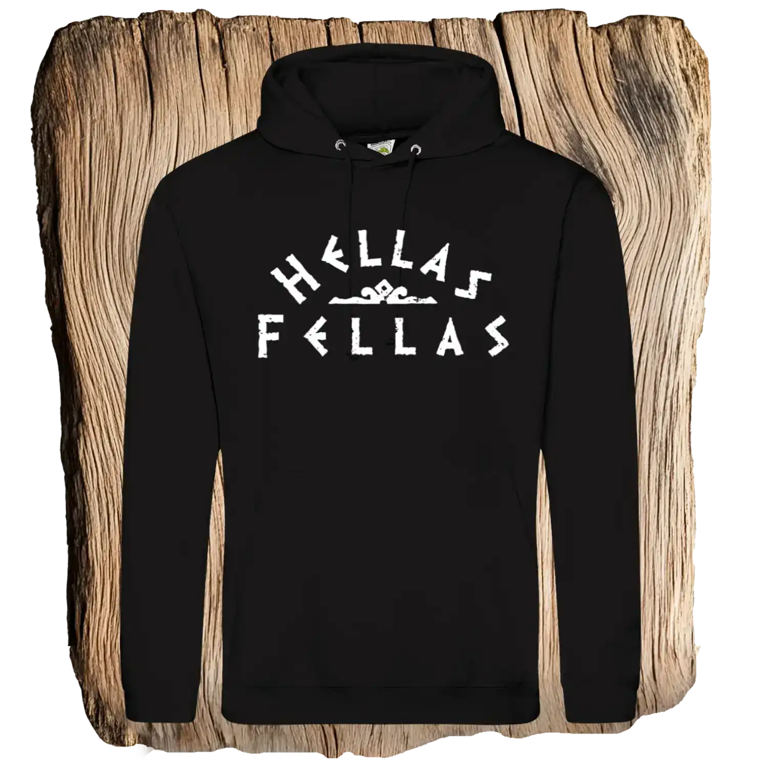 Hellas Fellas Greek Unisex Hoodie - Das Kanu des Manitu
