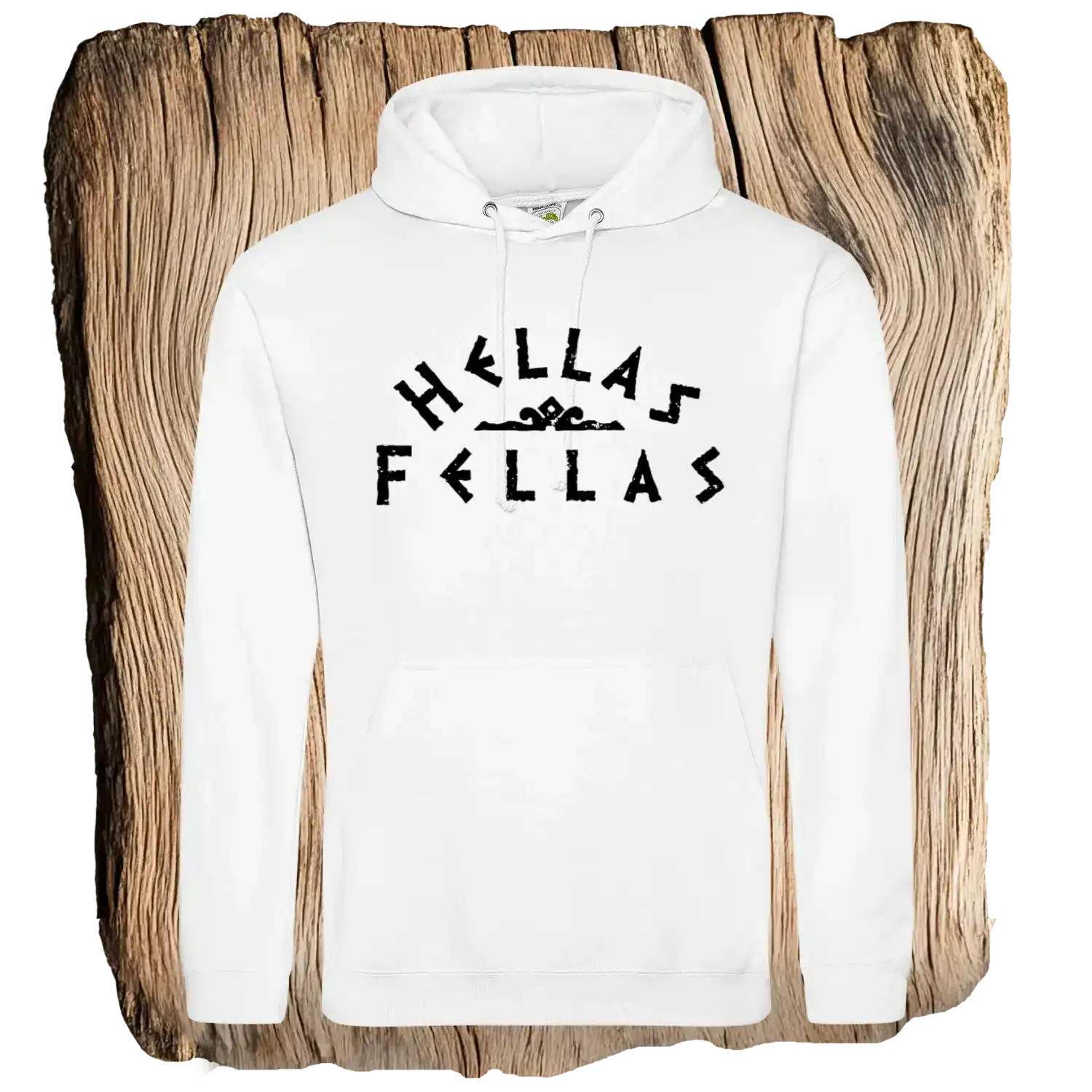 Hellas Fellas Greek Unisex Hoodie - Das Kanu des Manitu