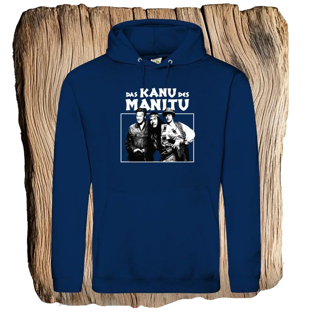 DKDM Kontrast Unisex Hoodie - Das Kanu des Manitu