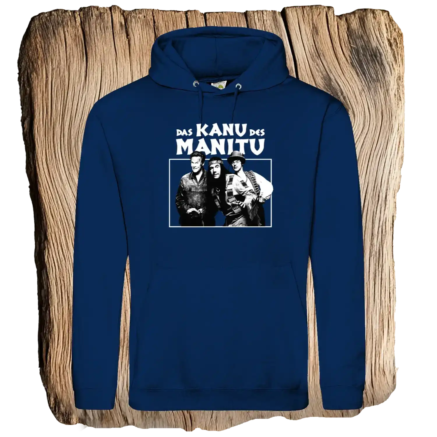 DKDM Kontrast Unisex Hoodie - Das Kanu des Manitu