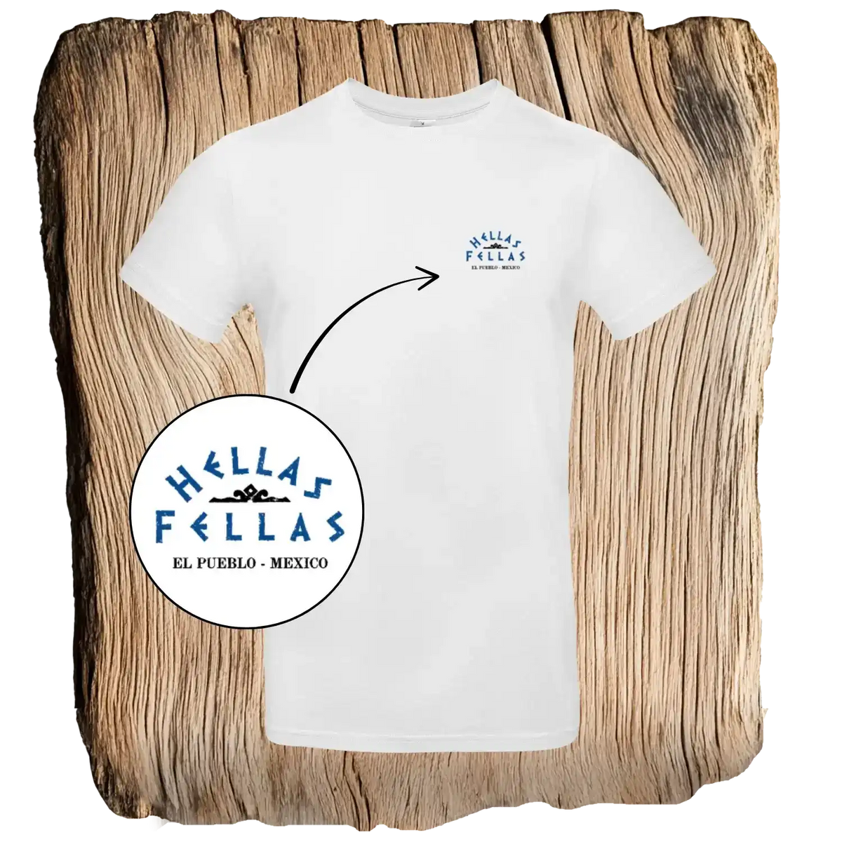 Hellas Fellas Flyer Unisex T-Shirt - Das Kanu des Manitu