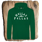 Hellas Fellas Greek Unisex Hoodie - Das Kanu des Manitu