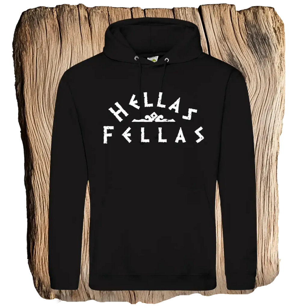 Hellas Fellas Greek Unisex Hoodie - Das Kanu des Manitu