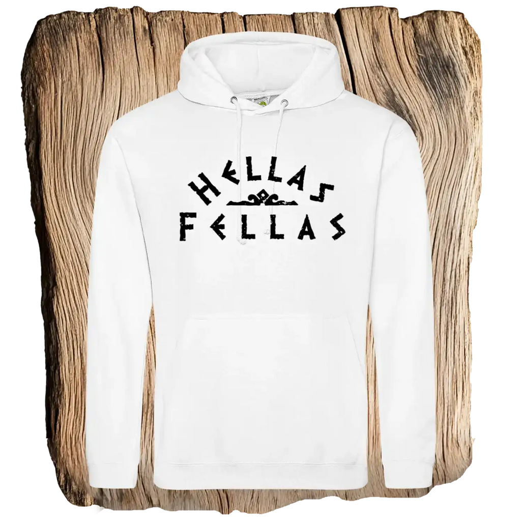 Hellas Fellas Greek Unisex Hoodie - Das Kanu des Manitu