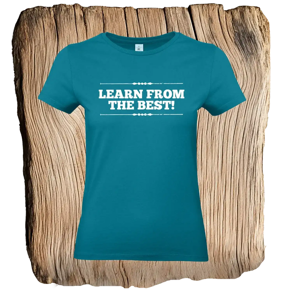 Learn from the Best Frauen T-Shirt - Das Kanu des Manitu